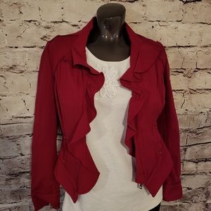 POWER red White House Black Market blazer